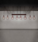 Meyda 156" Wide Troy 8 Light Pendant '213578