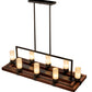 Meyda 48" Long Grand Terrace Oblong Pendant- 214544