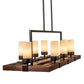 Meyda 48" Long Grand Terrace Oblong Pendant- 214544