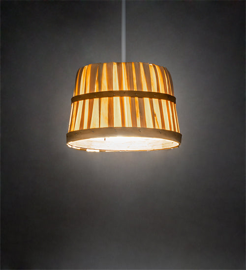Meyda 11" Wide Bushel Basket Pendant '215231