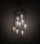 Meyda 35" Wide Cartier 9 Light Cascading Chandelier '215598