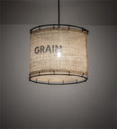 Meyda 16" Wide Empire Grain Sack Pendant '216781