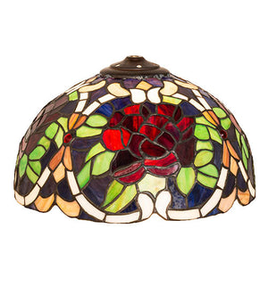 Meyda 12" Wide Renaissance Rose Shade '21717