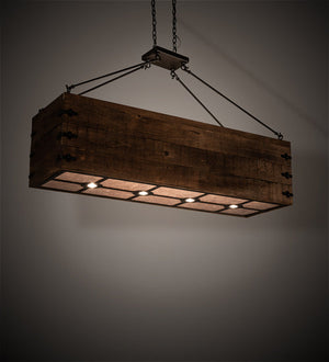 Meyda 60" Long Reclamare Oblong Pendant '217760