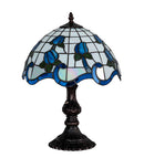 Meyda 17" High Roseborder Table Lamp- 217783
