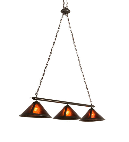Meyda 60" Long Sutter 3 Light Island Pendant '217893