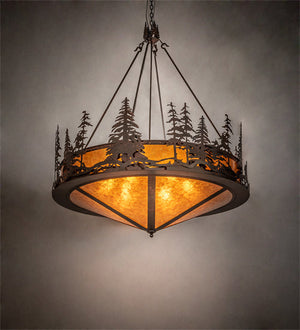 Meyda 54" Wide Moose at Dusk Inverted Pendant '219064
