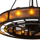 Meyda 48" Wide Smythe Craftsman 16 Light Chandel-Air- 219425