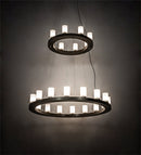 Meyda 60" Wide Loxley 24 Light Chandelier '219925