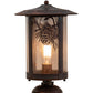 Meyda 10" Wide Fulton Winter Pine Pier Mount '220788