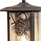 Meyda 10" Wide Fulton Winter Pine Pier Mount '220788