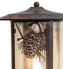 Meyda 10" Wide Fulton Winter Pine Pier Mount '220788