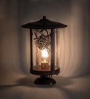 Meyda 10" Wide Fulton Winter Pine Pier Mount '220788