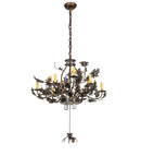 Meyda 34" Wide Oak Leaf & Acorn Chandelier Hardware '221200