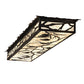 Meyda 62" Long Whispering Pines Oblong Flushmount- 221767