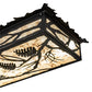 Meyda 62" Long Whispering Pines Oblong Flushmount- 221767