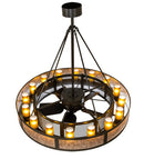 Meyda 48" Wide Smythe Craftsman Chandel-Air- 222207