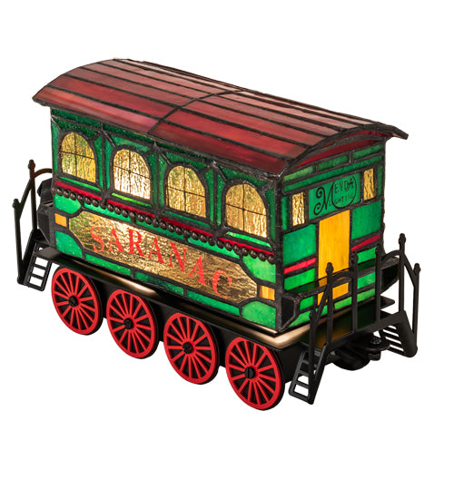 Meyda 10.5" Long Train Carriage Lighted Sculpture- 222394