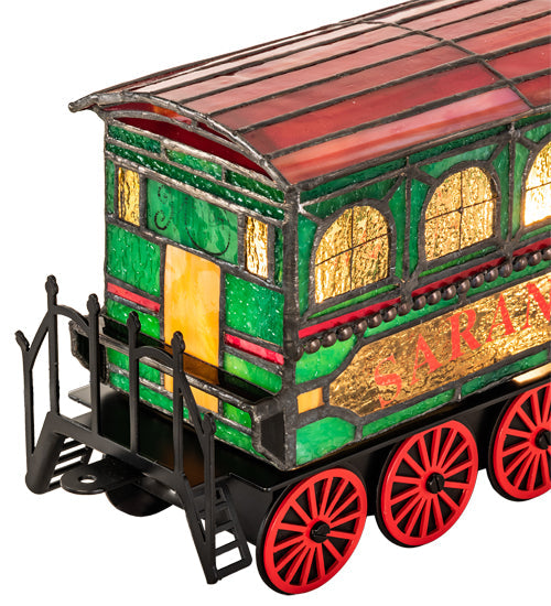 Meyda 10.5" Long Train Carriage Lighted Sculpture- 222394