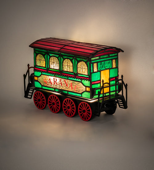 Meyda 10.5" Long Train Carriage Lighted Sculpture- 222394