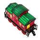 Meyda 10.5" Long Train Caboose Lighted Sculpture- 222395