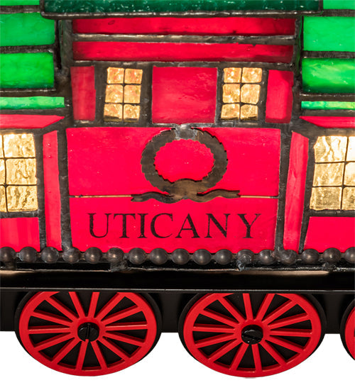Meyda 10.5" Long Train Caboose Lighted Sculpture- 222395