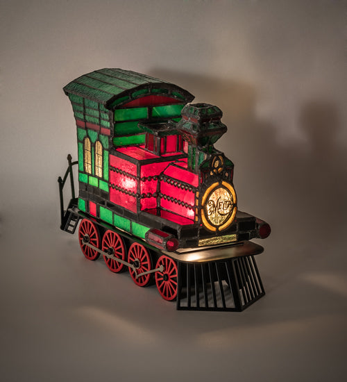 Meyda 10.5" Long Train Locomotive Lighted Sculpture '222396