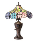 Meyda 17" High Wisteria Table Lamp- 224040