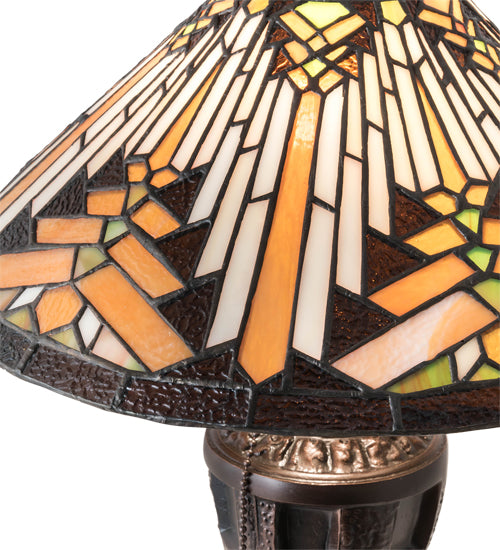 Meyda 17" High Nuevo Mission Table Lamp- 224111