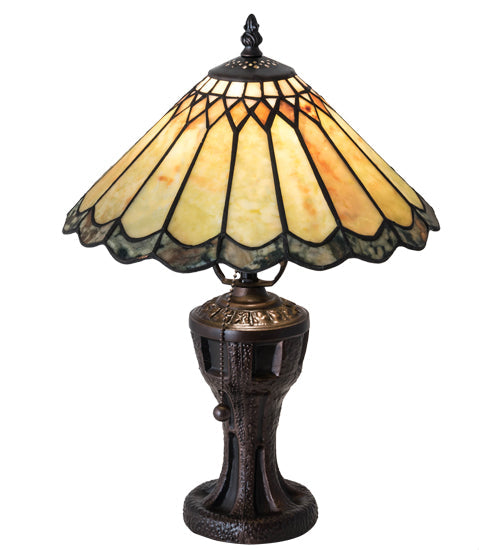 Meyda 17" High Carousel Jadestone Accent Lamp- 224113