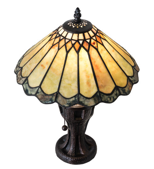 Meyda 17" High Carousel Jadestone Accent Lamp- 224113
