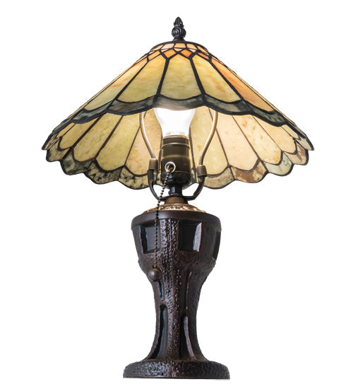 Meyda 17" High Carousel Jadestone Accent Lamp- 224113
