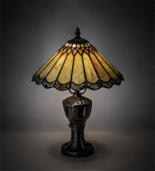 Meyda 17" High Carousel Jadestone Accent Lamp- 224113