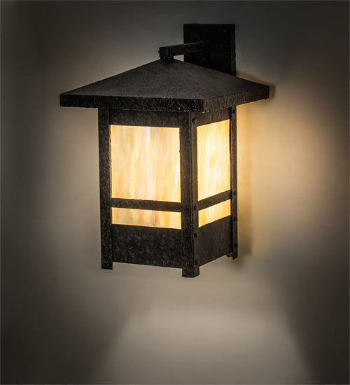 Meyda 16" Wide Irwindale Solid Mount Wall Sconce '224164