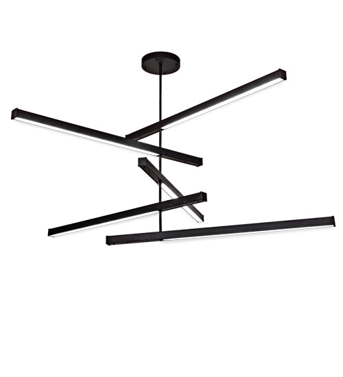 Meyda  94" Wide Trax 5 Light Cascading Pendant- 225936