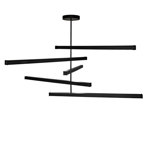 Meyda  94" Wide Trax 5 Light Cascading Pendant- 225936