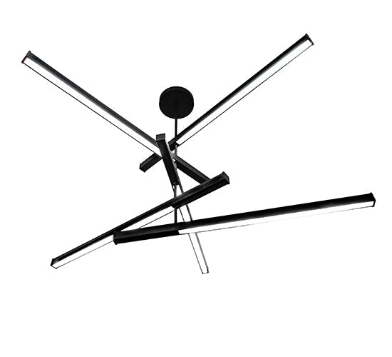 Meyda  94" Wide Trax 5 Light Cascading Pendant- 225936