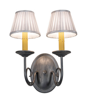 Meyda 11" Wide Jenna 2 Light Wall Sconce '226109 '