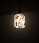 Meyda 5" Square Metro Fusion Licorice Mini Pendant '226314