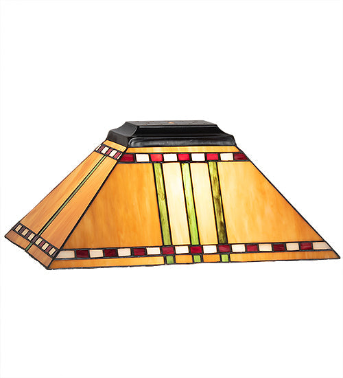 Meyda 16" Long Prairie Corn Oblong Shade '22645