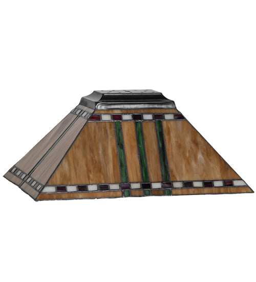 Meyda 16" Long Prairie Corn Oblong Shade '22645