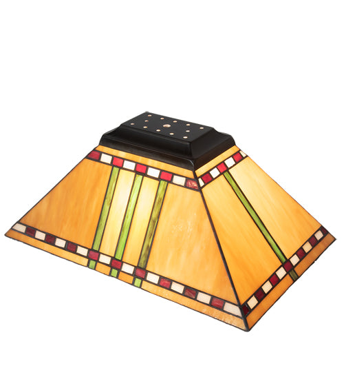 Meyda 16" Long Prairie Corn Oblong Shade '22645