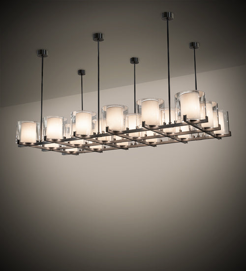 Meyda 150" Long Crawford 18 Light Oblong Pendant '226531
