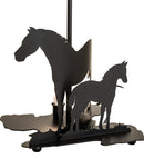 Meyda 14" High Mare & Foal Table Base 22730