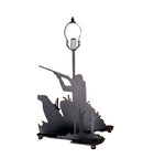 Meyda 13.5"H Hunter W/Dog Table Base 22733