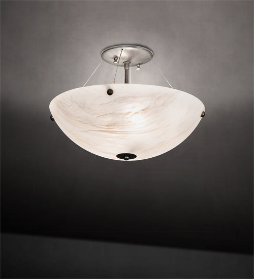 Meyda 15" Wide Cypola Flushmount 228455