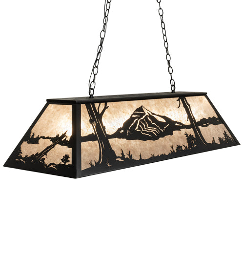 Meyda 48" Long Mountain Range Oblong Pendant 228717