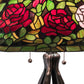 Meyda 30" High Tiffany Rosebush Table Lamp - 229111