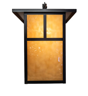 Meyda 10" Wide Hyde Park Curved Arm Wall Sconce 230271