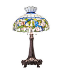 Meyda 33" High Rose Vine Table Lamp- 230475